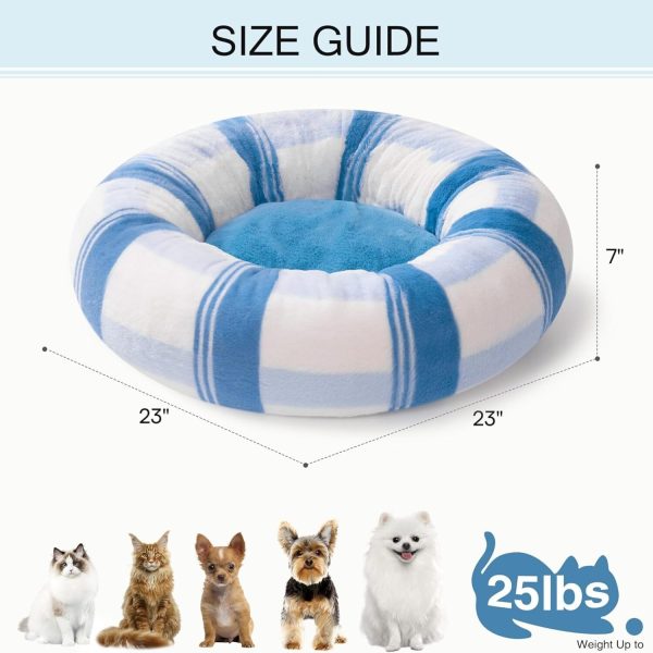fluffy cat & dog donut bed 23