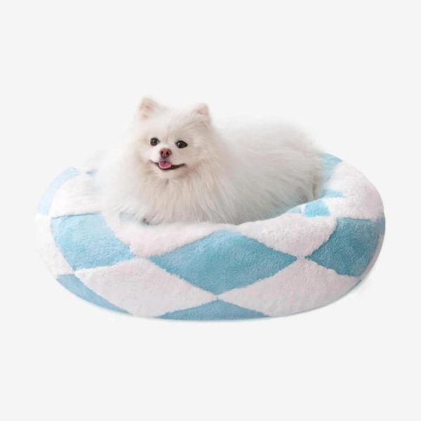 fluffy cat & dog donut bed 25