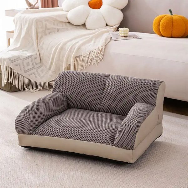 large breathable scratch resistant washable cats & dogs sofa bed 17