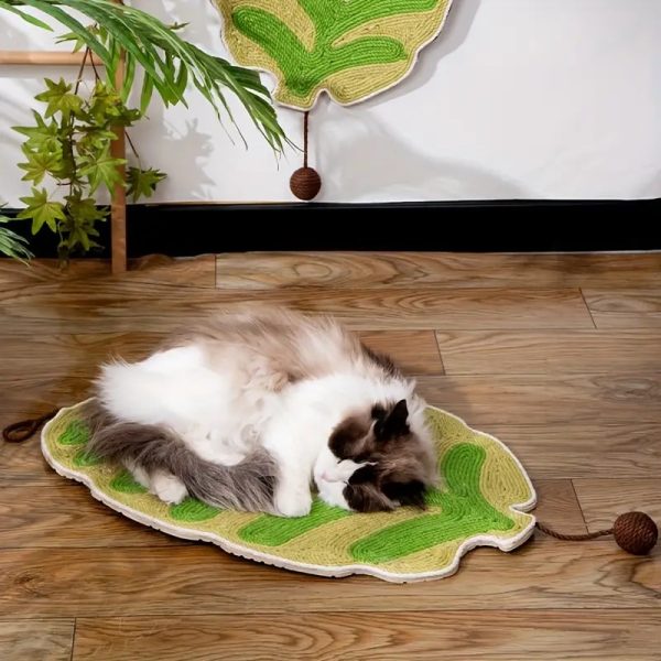leaf shaped sisal cat scratching post 12