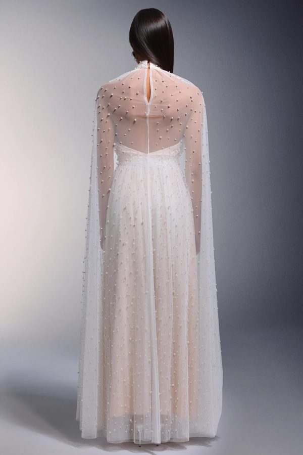 leeto pearl mesh maxi dress 600