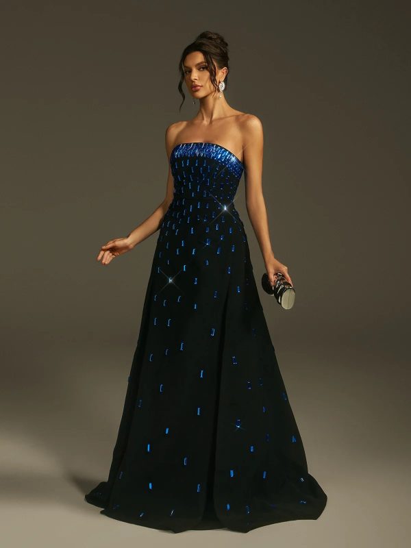 leimomi strapless crystal maxi dress 15