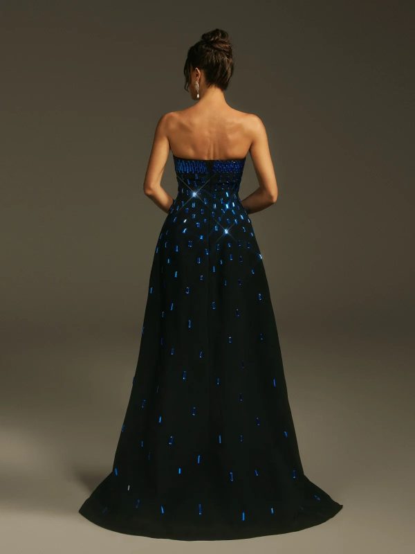leimomi strapless crystal maxi dress 16