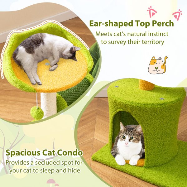 multi level palm cat tree 17