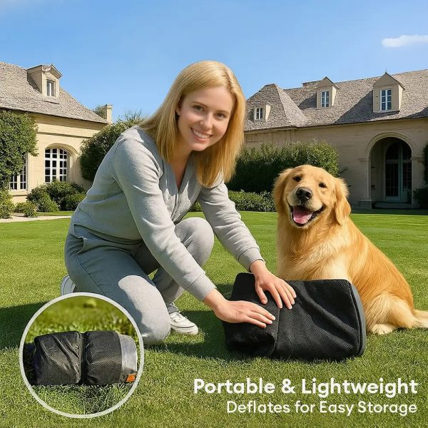 portable multi function water resistant scratch resistant inflatable dog bed 17