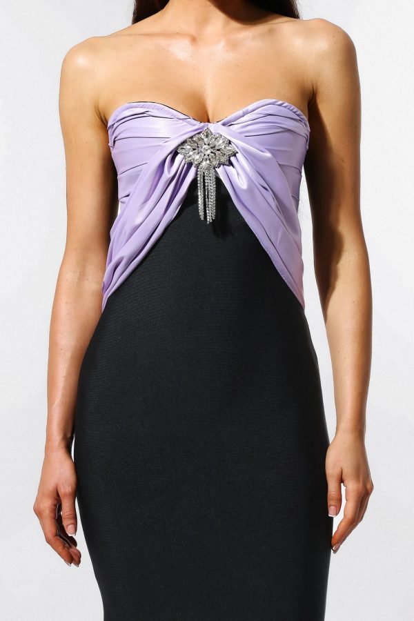 rania sleeveless diamond bandage maxi dress 15