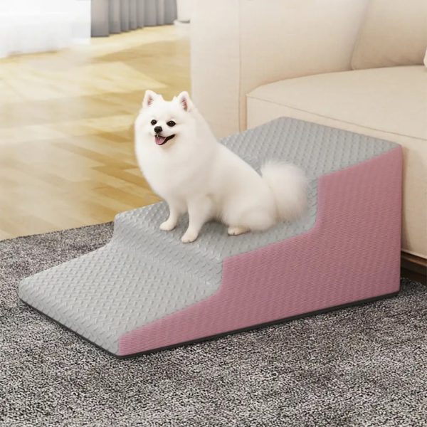 soft slope foam non slip durable pet ramp dog stairs 12