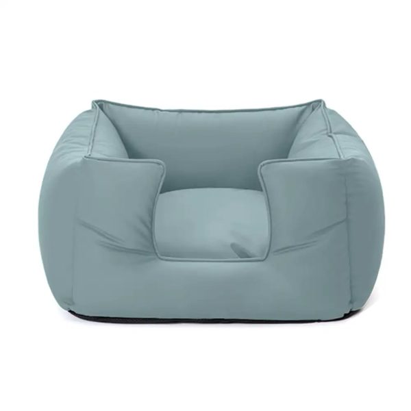 technology fabric square calming support waterproof scratch resistant dog bed 19