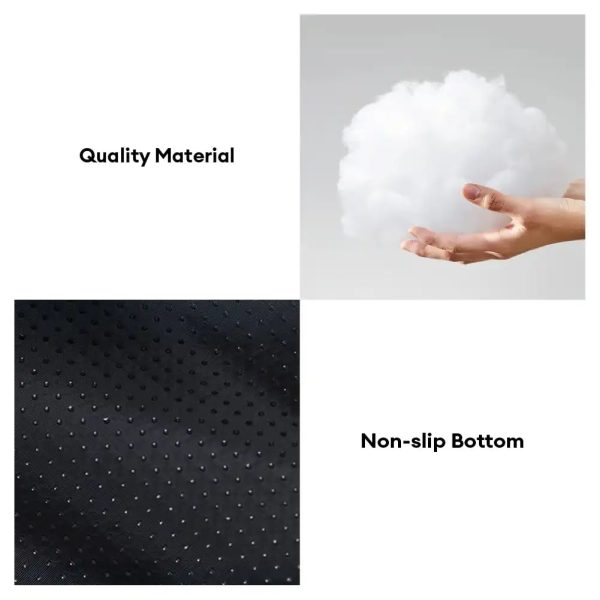 ultra plush corduroy anti anxiety donut dog bed 20