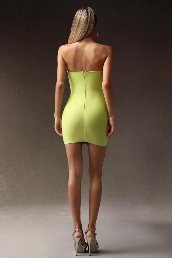 volary strapless diamond bandage mini dress 16