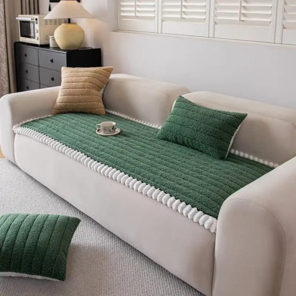 warm thick comfortable sofa decoration non slip couch cover 12