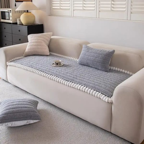 warm thick comfortable sofa decoration non slip couch cover 13