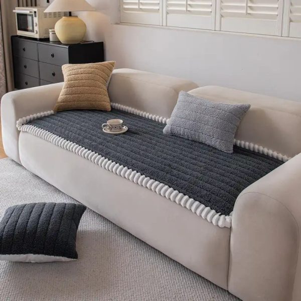 warm thick comfortable sofa decoration non slip couch cover 15