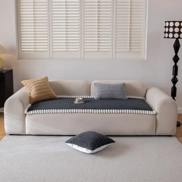 warm thick comfortable sofa decoration non slip couch cover 24