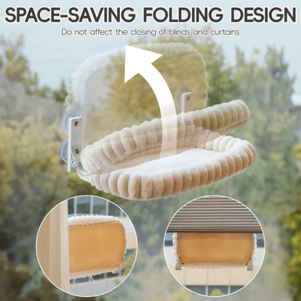 aspen foldable cat window perch pro 1400