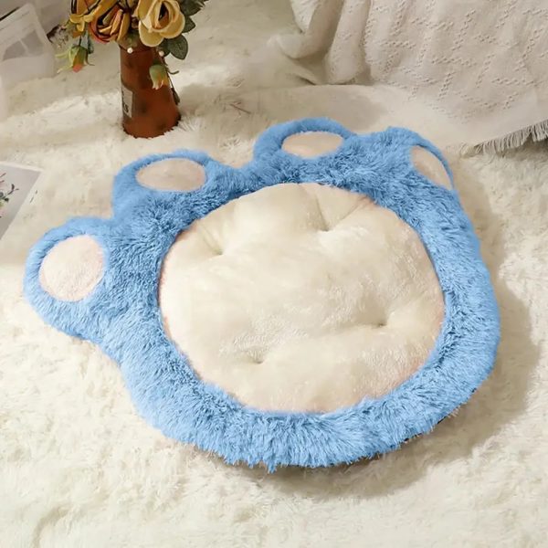 bear paw plush fluffy comfortable large space pet mat 20