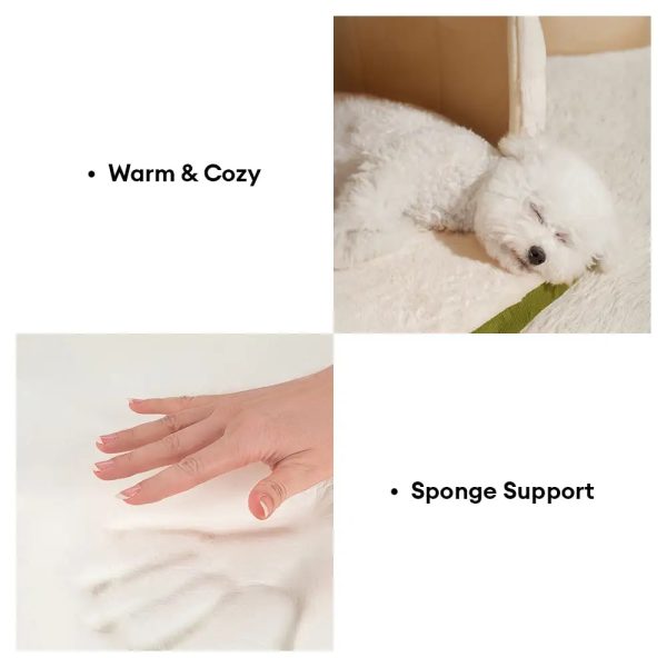 cave style warm deep sleeping snug cat cave dog house 18