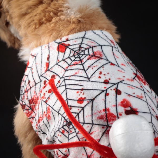 halloween bloody spider dog costume 22