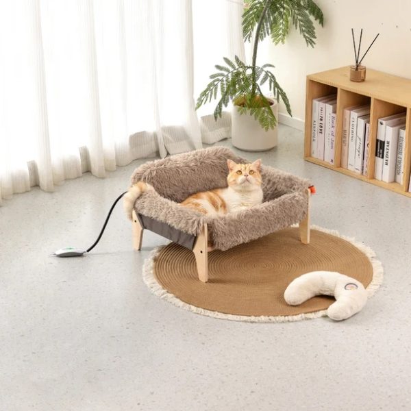 haven calming heated cat & dog bed 11