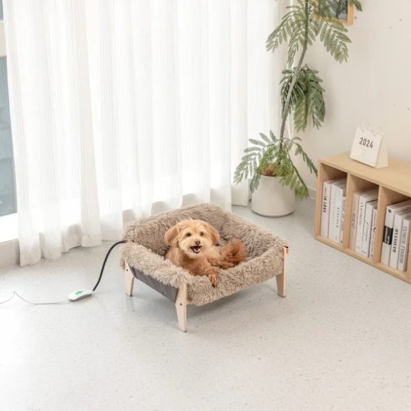 haven calming heated cat & dog bed 13