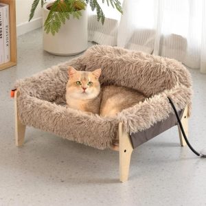 haven calming heated cat & dog bed 23