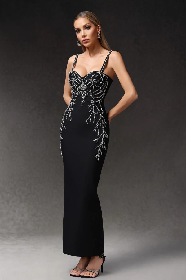 juyce sleeveless diamond bandage maxi dress 14