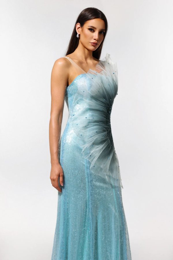 kiwis sleeveless sequins maxi dress 14