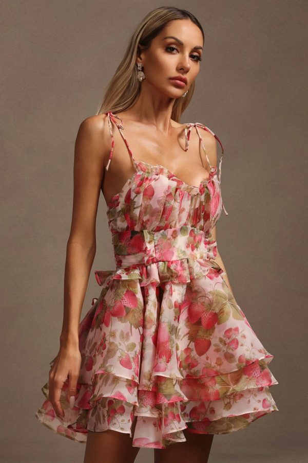 matne strawberry printed mini dress 14