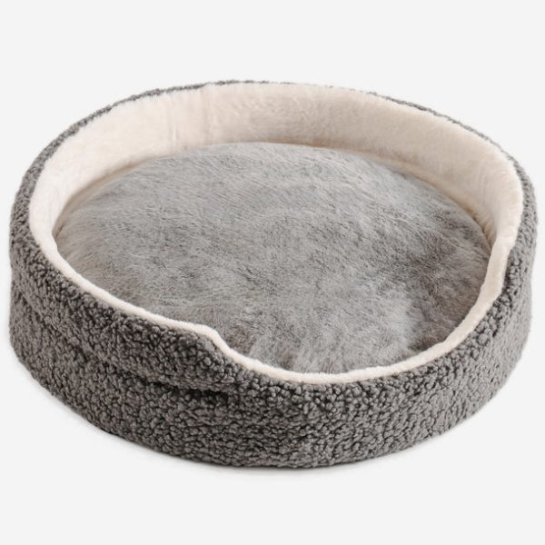 round cozy cat & dog bed 17