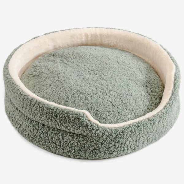 round cozy cat & dog bed 18