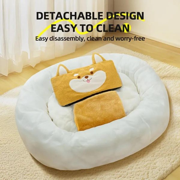 winter puppy dog bed 19