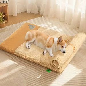 all season washable dog bed with removable cover 11