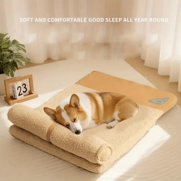 all season washable dog bed with removable cover 12