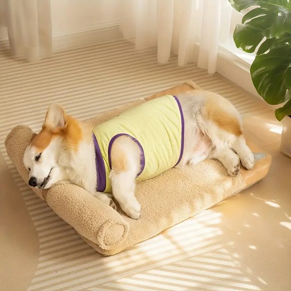 all season washable dog bed with removable cover 15
