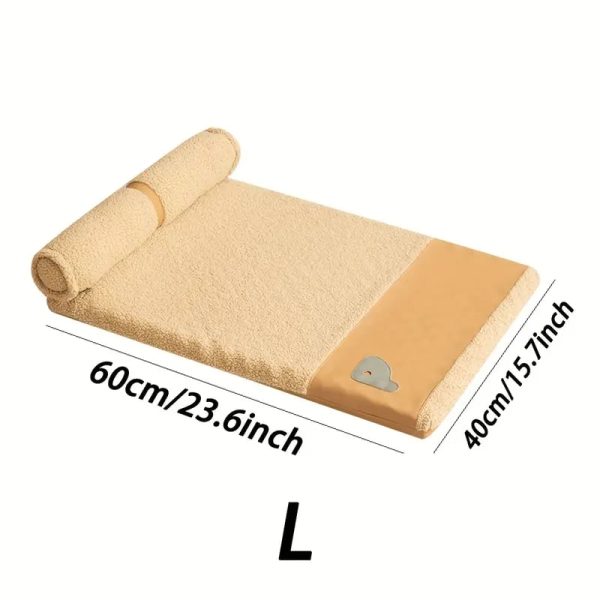 all season washable dog bed with removable cover 18