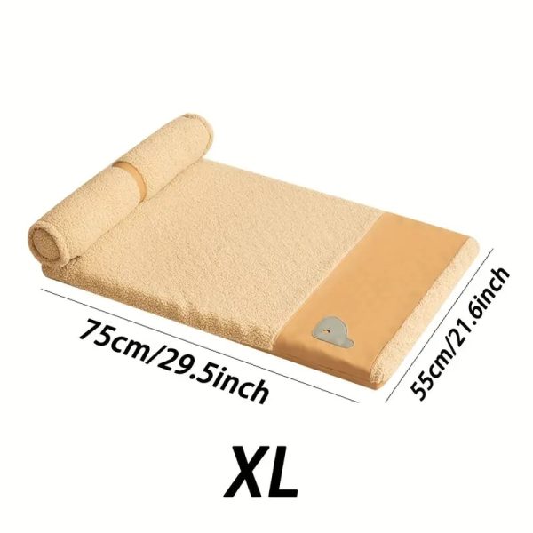 all season washable dog bed with removable cover 19