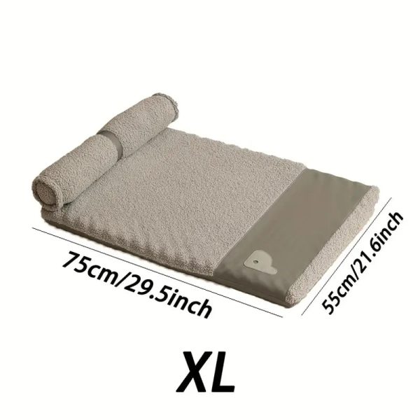 all season washable dog bed with removable cover 22