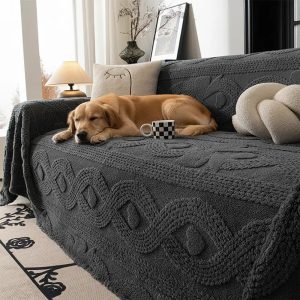 bowknot jacquard plush multifunctional sofa blanket couch cover 11 bowknot jacquard plush multifunctional sofa blanket couch cover 11