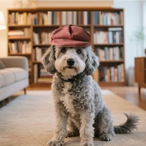 british style dog beret 1000