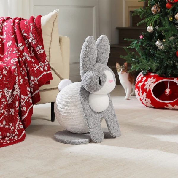 bunny shaped cat scratching post 12