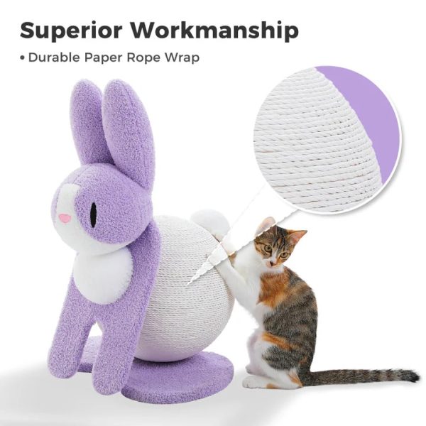 bunny shaped cat scratching post 18