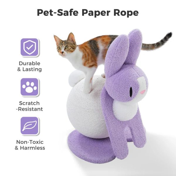 bunny shaped cat scratching post 20