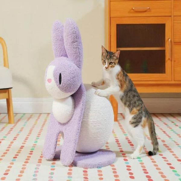 bunny shaped cat scratching post 22