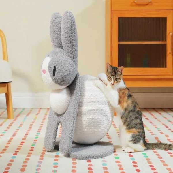 bunny shaped cat scratching post 23