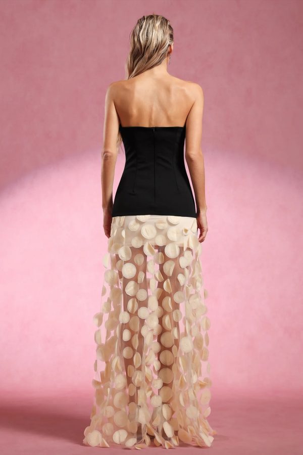 falzer sleeveless bandage maxi dress 16