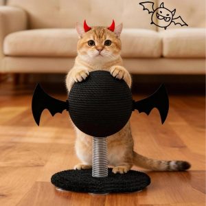 halloween devil sisal cat scratcher with base 29