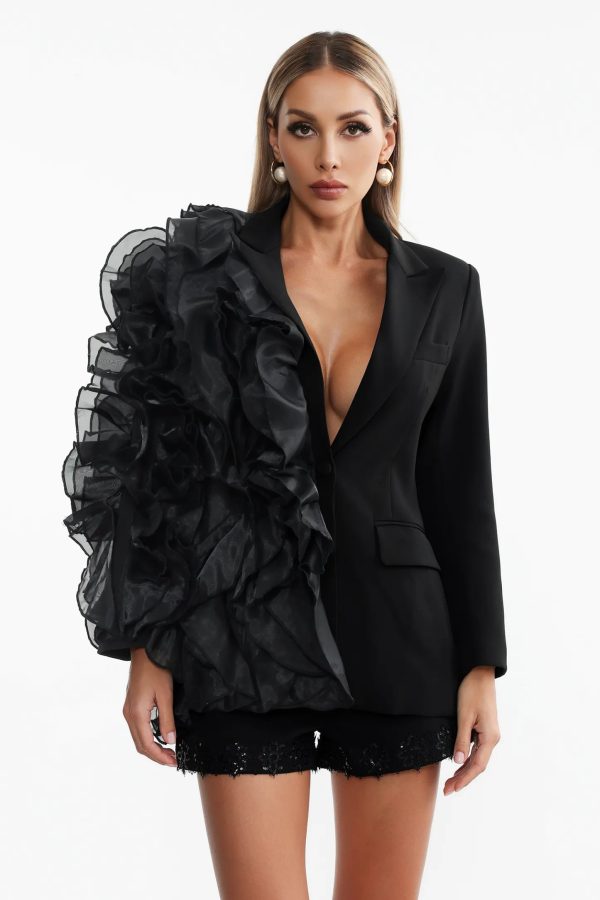 kimala floral asymmetrical blazer 12