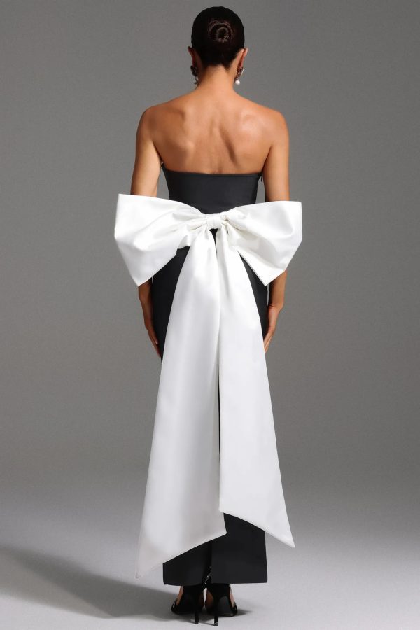 mercy sleeveless bow bandage maxi dress 16