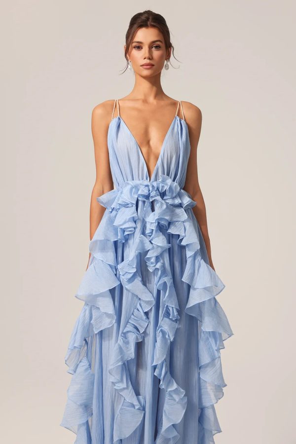 quincy sleeveless backless folds maxi dress 12