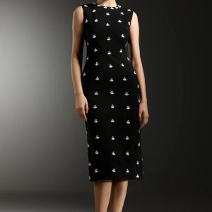 rahan sleeveless pearl midi dress 11